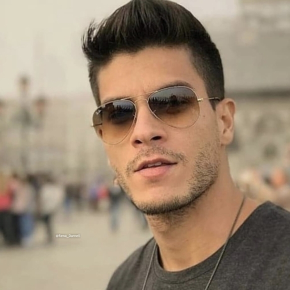 Ray-Ban Aviator Gradient Brown RB3025 New - Picture 13 of 14